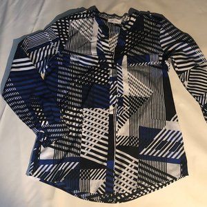 Calvin Klein Geometric Print Blouse